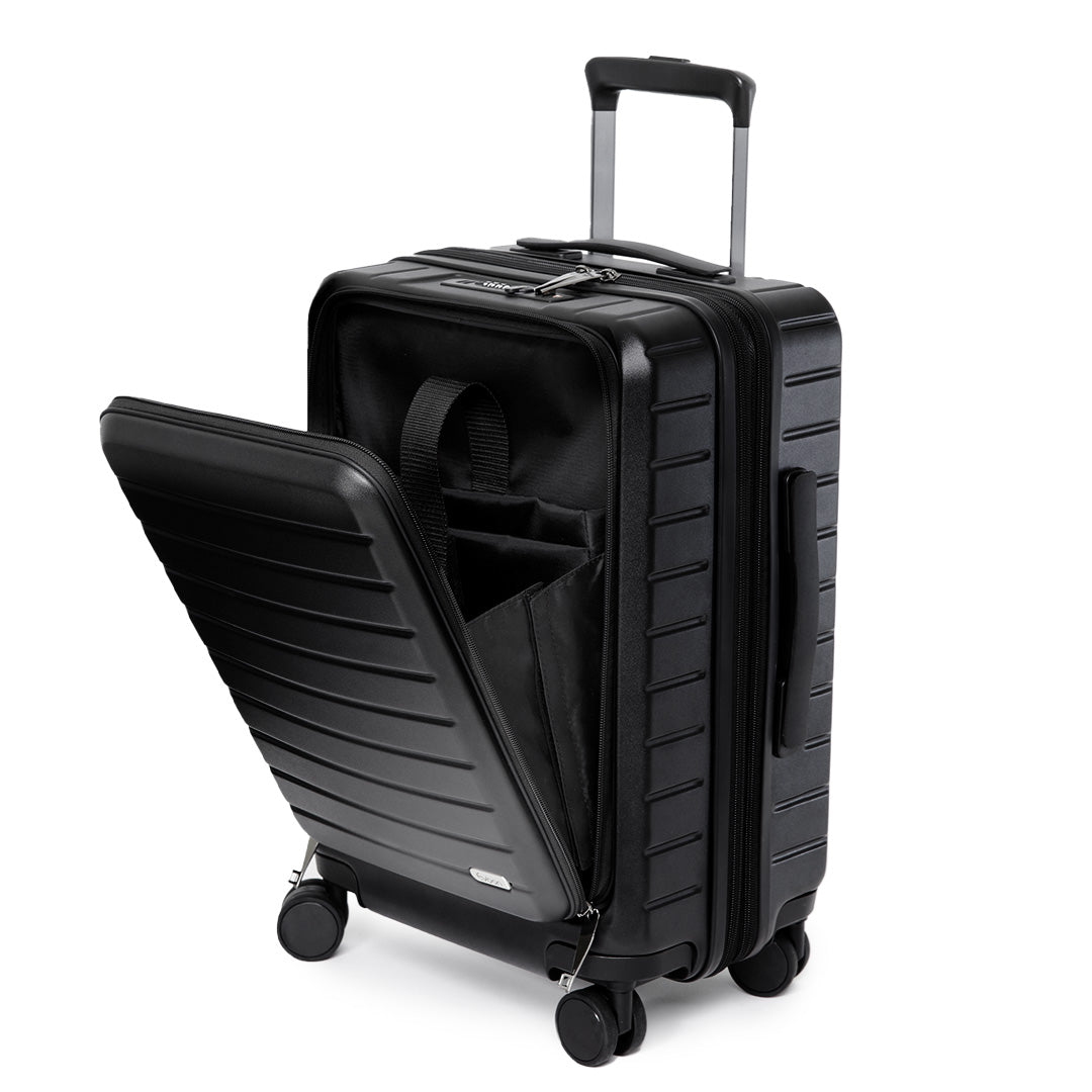 Evoon 拡張機能付きスーツケース 容量35L~41L/機内持ち込み可能 