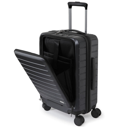 Evoon スーツケース 容量35L/機内持ち込み可能【ブラックは3営業日以内に発送・グラファイトグレー/ダークネイビーは10月下旬までに入荷予定】